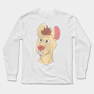 Anthro mouse face Long Sleeve T-Shirt